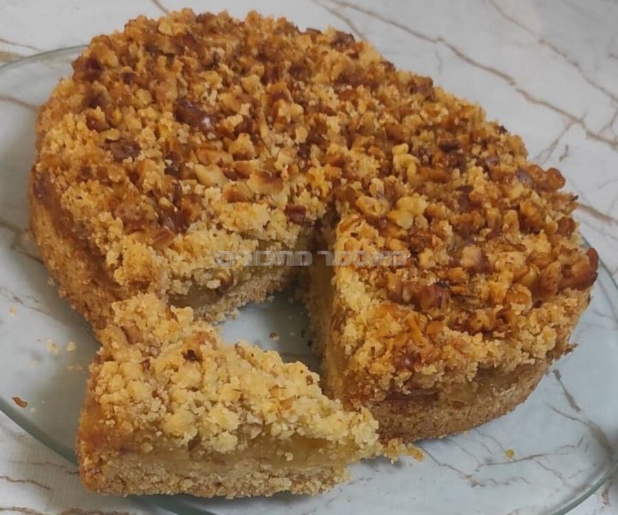פאי תפוחים על בסיס פריך