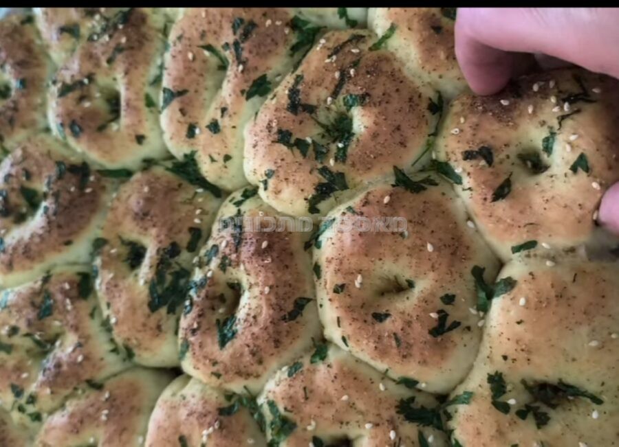 לחמניות בייגל שום רכות