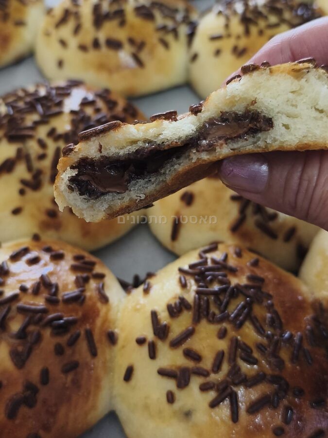 לחמניות במילוי נוטלה