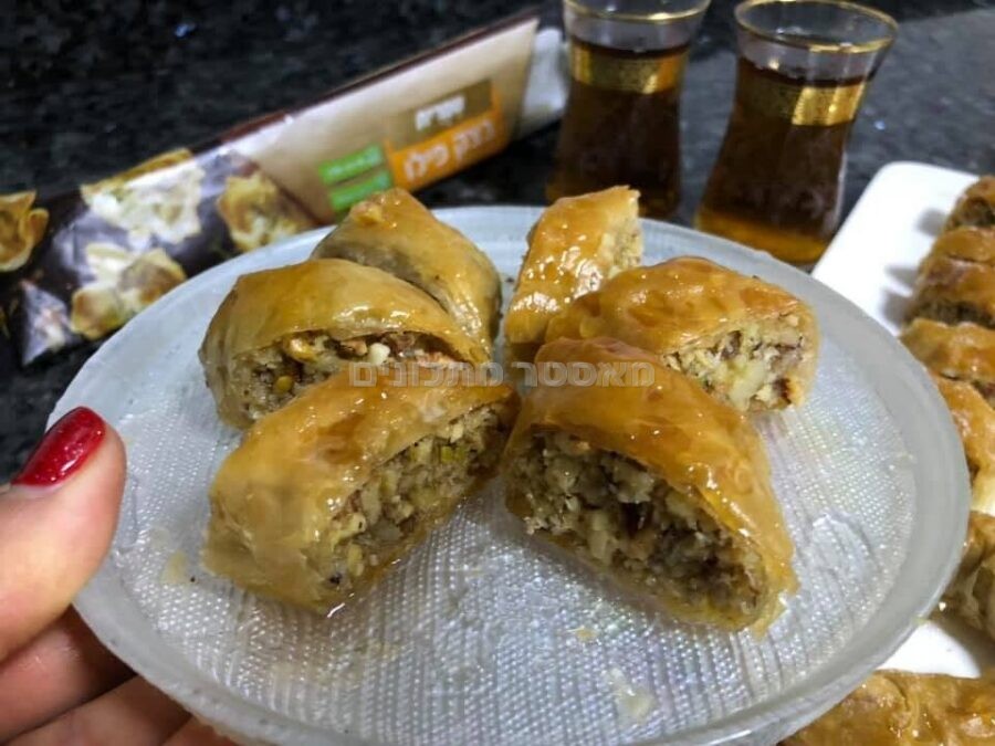 בקלאווה מעלי פילו במילוי אגוזים