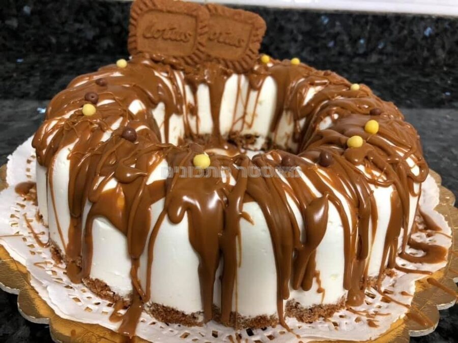 עוגת גבינה ולוטוס עם מסקרפונה