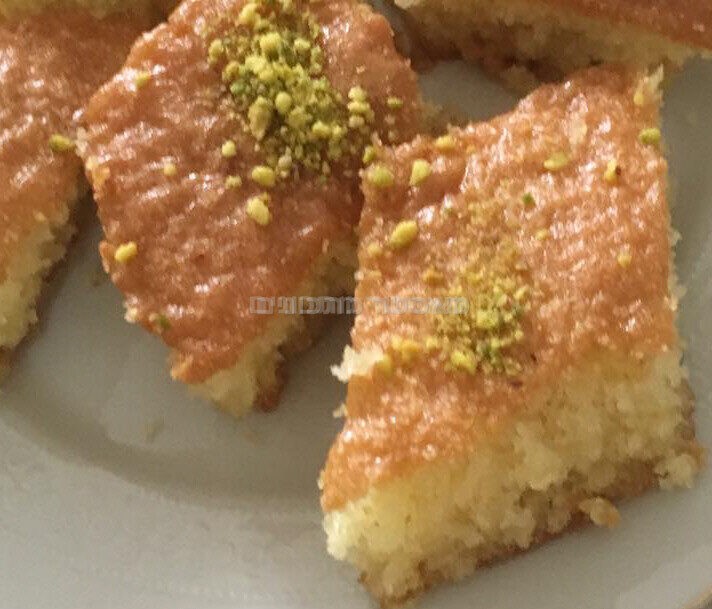 עוגת סולת בולגרית