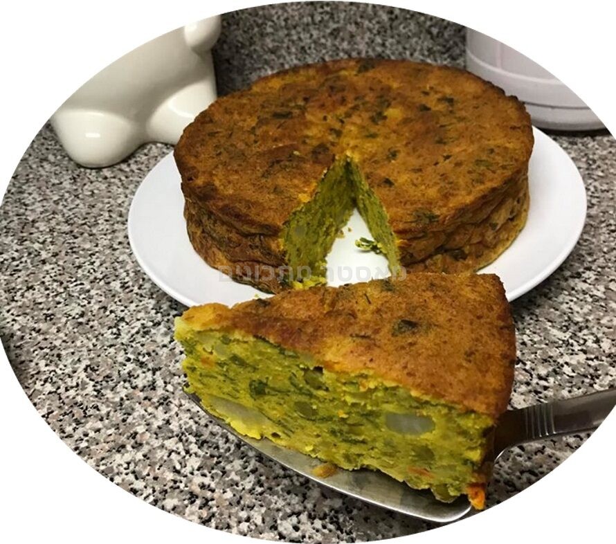 פשטידת תפוחי אדמה גזר ואפונה