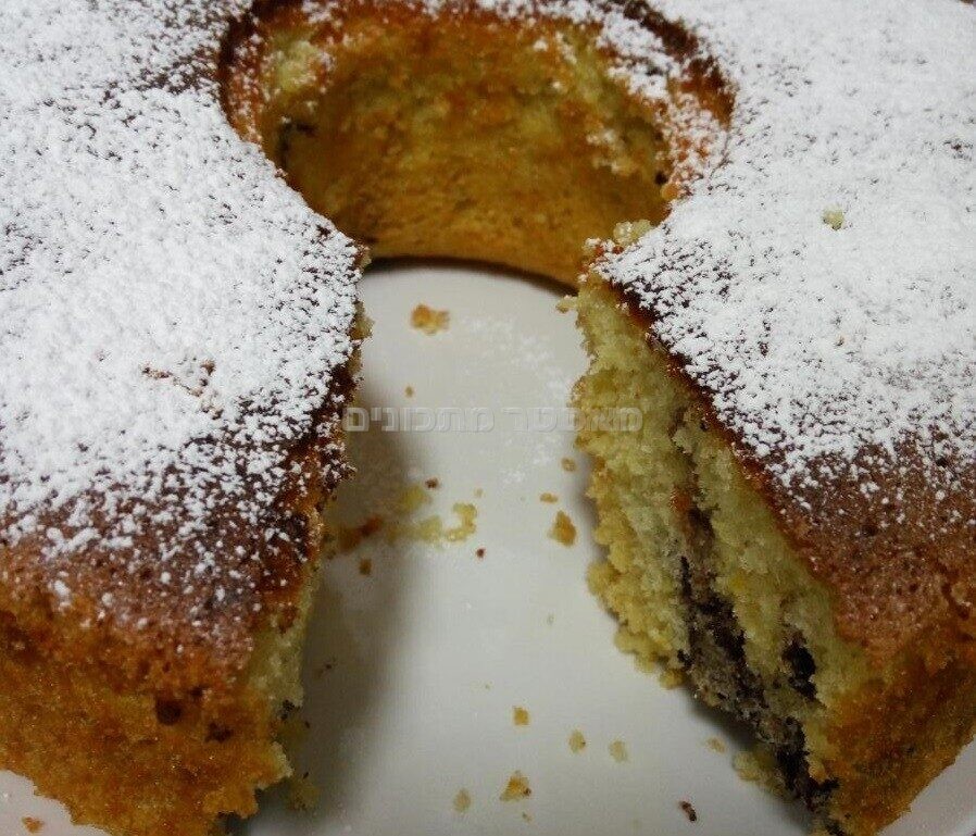 עוגת שיש ללא הפרדת ביצים רכה וטעימה