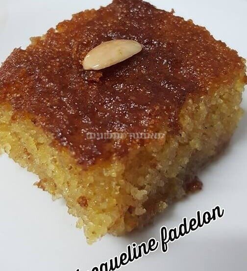 ן להכנת עוגת סולת עסיסית