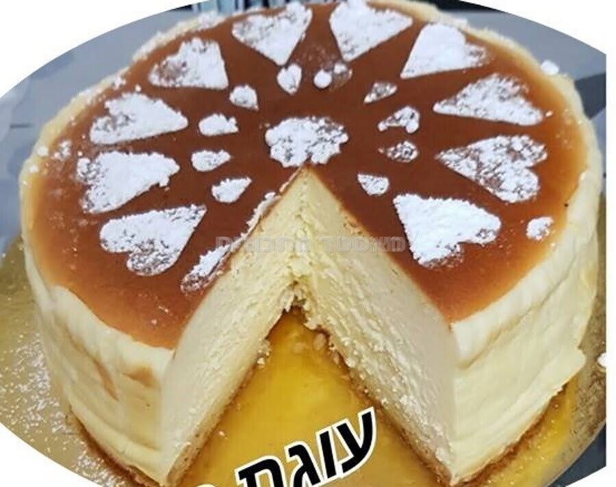ן להכנת עוגת גבינה אפויה עם בסיס טורט