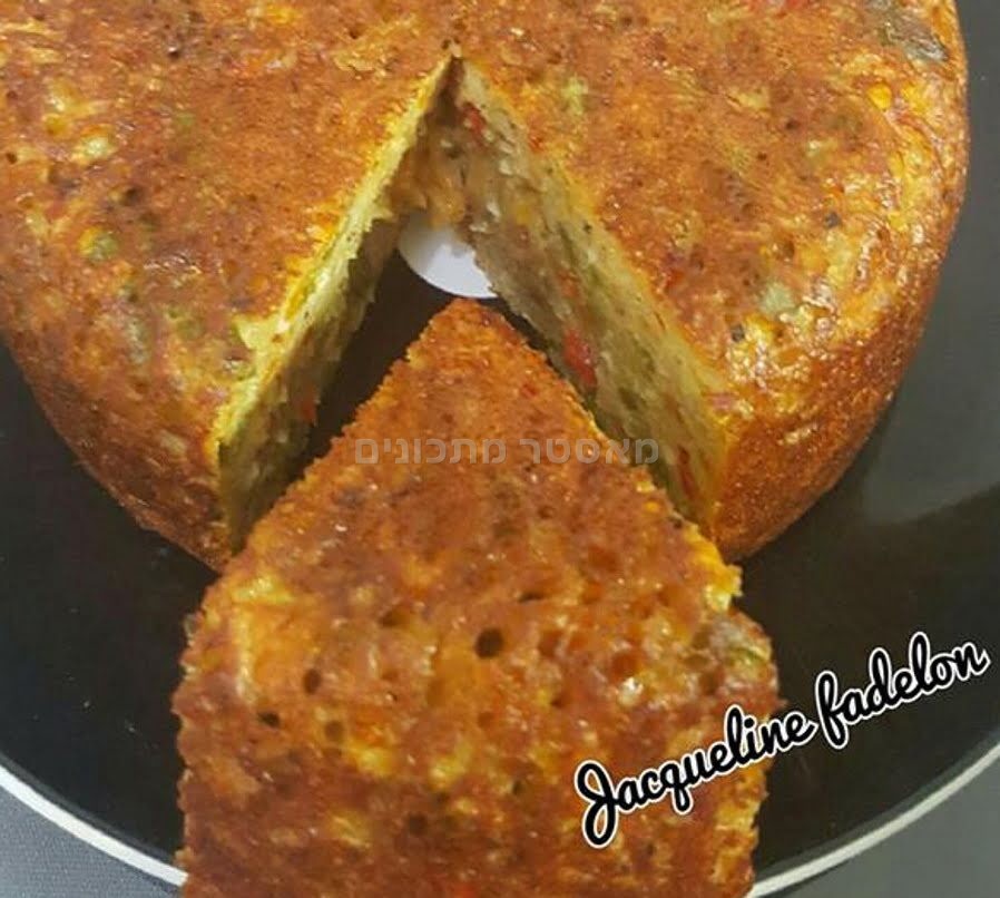 פשטידת ירקות צבעונית יפיפייה