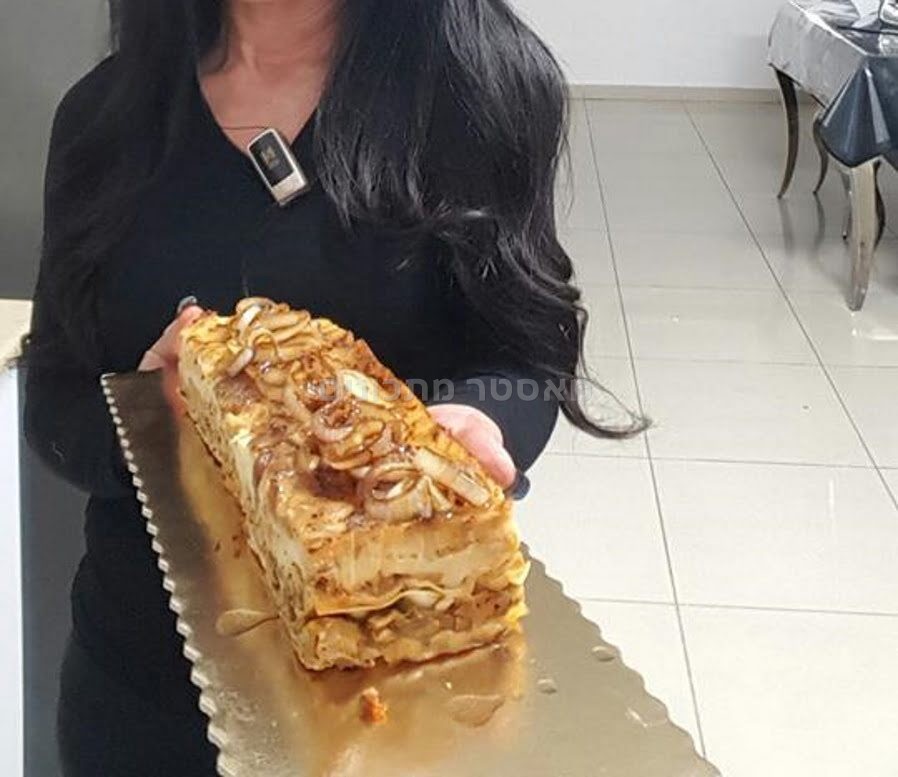 לזניה פרווה עם בטטה , פטריות, וארטישוק