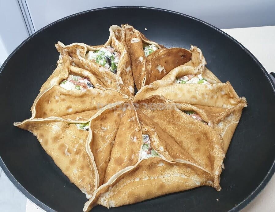 קרפים במילוי גבינות וירקות