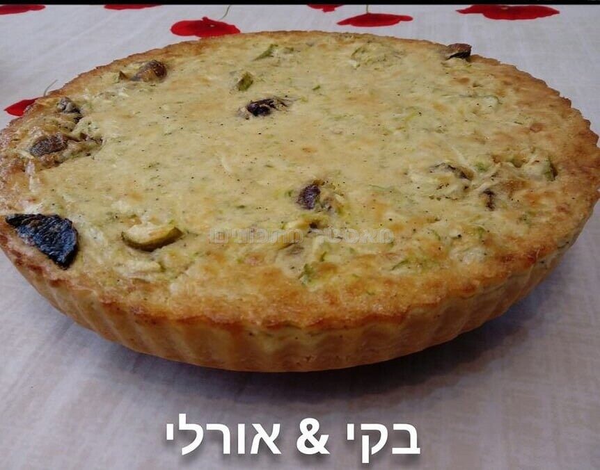 קיש פטריות טעים חלבי – כשר לפסח