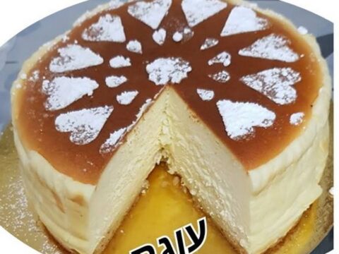 מתכון כתוב + סרטון להכנת עוגת גבינה אפויה עם בסיס טורט_זקלין פדלון
