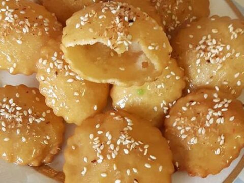 ערייפה מטוגנת שמתנפחת בטיגון