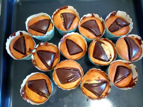 מאפינס גבינה ושוקולד