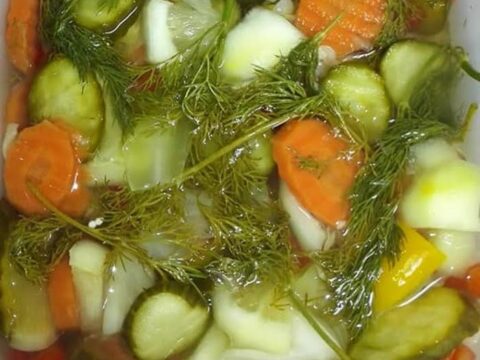 ירקות מוחמצים_מתכון של רחל טיירי – מאסטר מתכונים