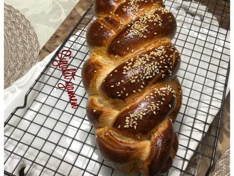 חלת השבת שלי … קליעה של חמש רצועות