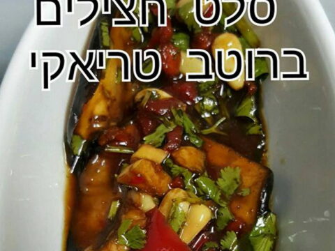 סלט חצילים ברוטב טריאקי