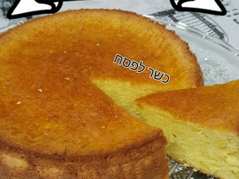 עוגה טורט לימון כשרה לפסח