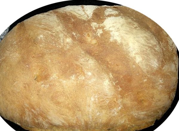 לחם כפרי משגע רך בפנים וקשה בחוץ