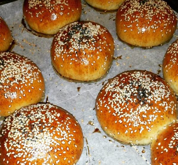 לחמניות המבורגר ביתיות