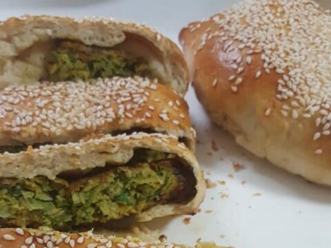 לחמניות ממולאות בחביתות ירק