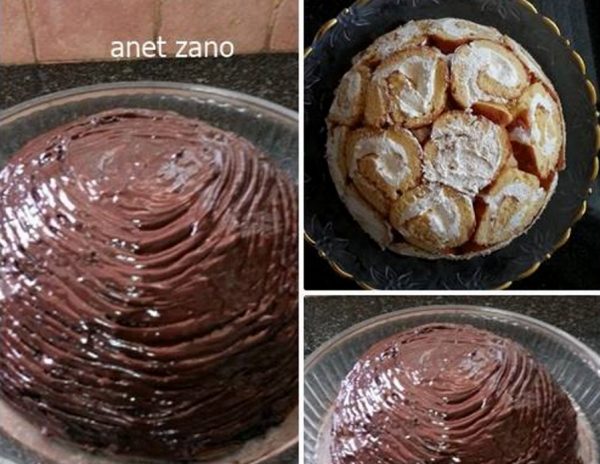 עוגת בומב עם שוקולד