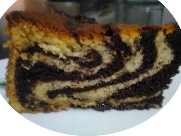 עוגת שוקולד ווניל