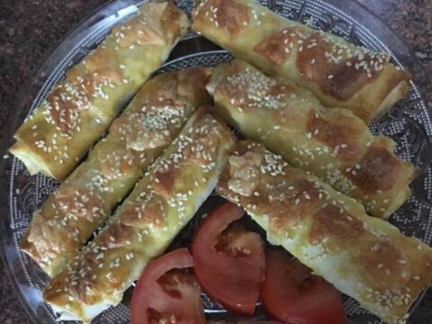 עלי סיגר במלית גבינות
