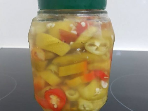פלפלים כבושים חריפים