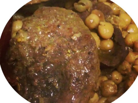 צלי עם חומוס פיקנטי