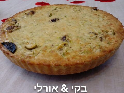 קיש פטריות טעים חלבי – כשר לפסח