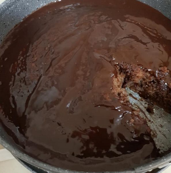 עוגת שוקולד בשתי שניות