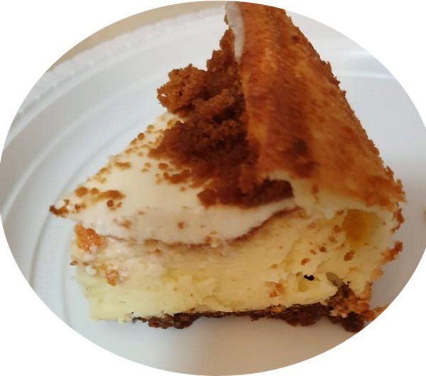 עוגת גבינה לוטוס בטעם לימוני
