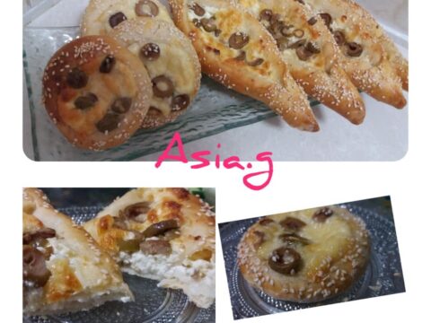 בצק שמרים ממולא גבינות