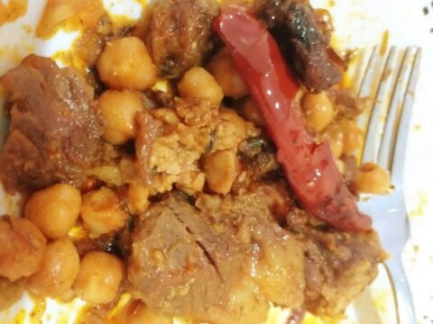 בשר ראש עם חומוס_המטבח של יפה רייפלר מתכונים