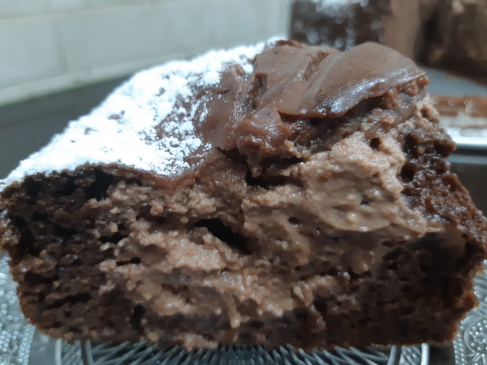 עוגת שוקולד במילוי נוטלה וריקוטה💕💕_מתכון של אורנה ועלני