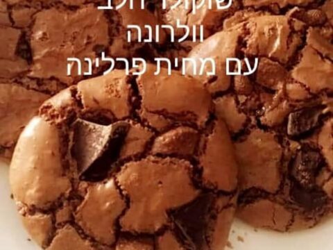 עוגיות פצצת שוקולד – חלבי עם פטנט בלעדי גאוני איך לשמור על עוגיות מקושטות ועשירות_מתכון של המטבח של תכלת