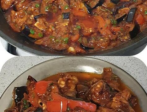 חצילים מטוגנים ברוטב מבושל_מתכון של יפה וקס-ברקו