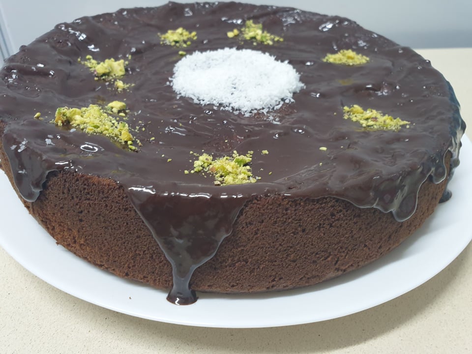 מתכון כתוב + סרטון להכנת עוגת שוקולד ומלבי_מתכון של  ירדנה ג'נאח – מאסטר מתכונים