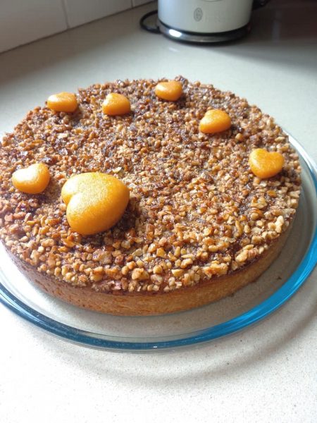 עוגת גבינה אגוזים ומייפל_מתכון של שלומית שחר