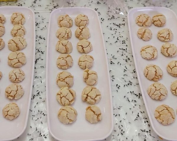 עוגיות טחינה מושלגות מושלמות ונימוחות💞_מתכון של רוז טעים במטבח אוחנה – מאסטר מתכונים