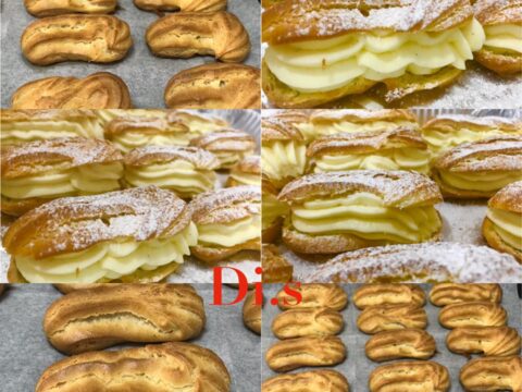 אקלרים ביס / פחזניות_מתכון של די שיקר