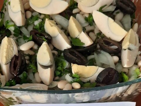פיאס …סלט שעועית לבנה של התורכים_מתכון של אתי ולרו