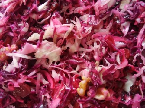 סלט כרוב סגול וירוק 🌺_מתכון של יפה דודיאן – מאסטר מתכונים