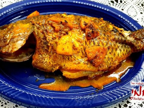 מתכון כתוב + סרטון להכנת דג מושט 🐟 בתנור🔥מעדן😋_מתכון של טלי כהן שטרלינג