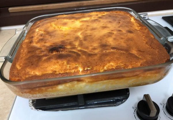 עוגת גבינה רומנית עם קמח תירס🌺_מתכון של עדינה בטש