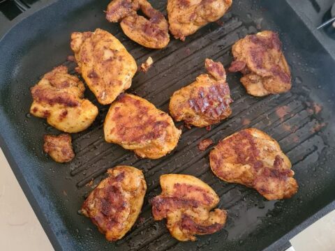 פרגיות על פלנצ'ליה או מחבת פסים כמו על האש 🤤🤤🤤_מתכון  של מילן וקנין