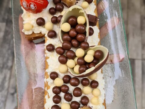עוגת מספרים מבצק פריך❤_מתכון של אילנה בוכריס