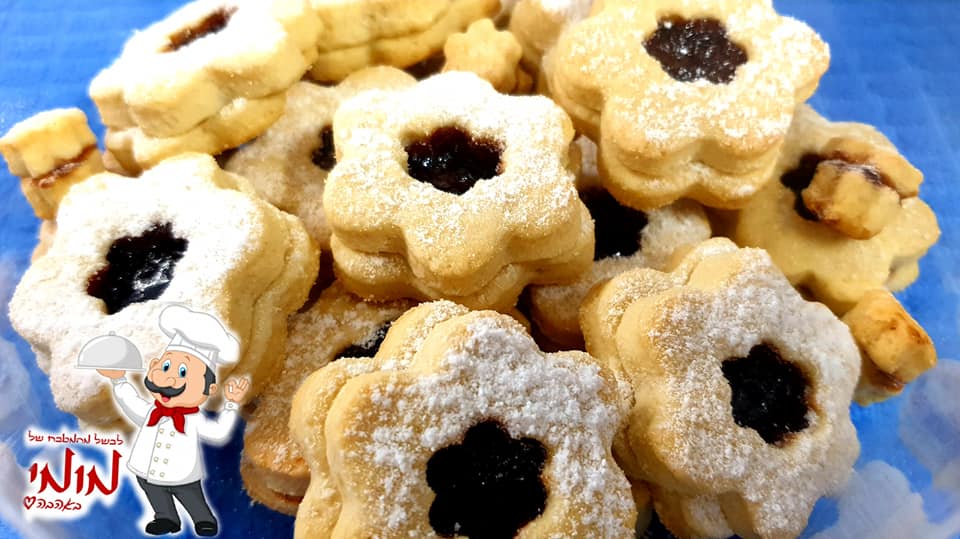 עוגיות פריכות וטעימות ממולאות ריבת אוכמניות🔥_מתכון של טלי כהן שטרלינג