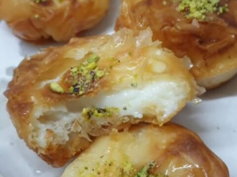 מלבי במעטפת עלי פילו❤_מתכון של ירדנה ג'נאח – מאסטר מתכונים