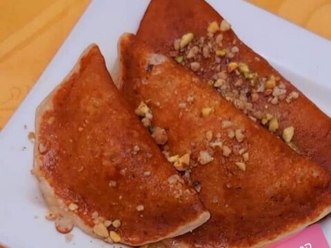 עטאיף / קטאיף עם אגוזים ופירות יבשים_מתכון של רוז טעים במטבח אוחנה